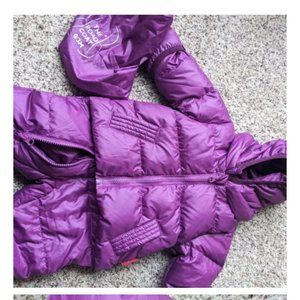 CAR SEAT SAFETY INFANT ROAD COAT® DOWN FEATHER SNOWSUIT - PLUM